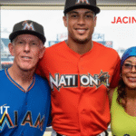 Jacinta Garay and Giancarlo Stanton