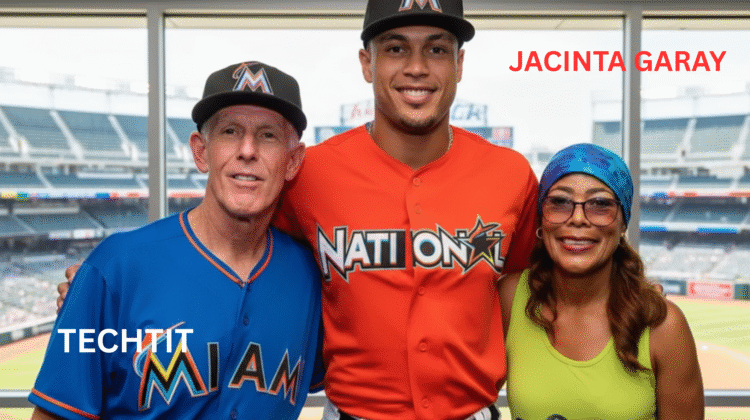 Jacinta Garay and Giancarlo Stanton